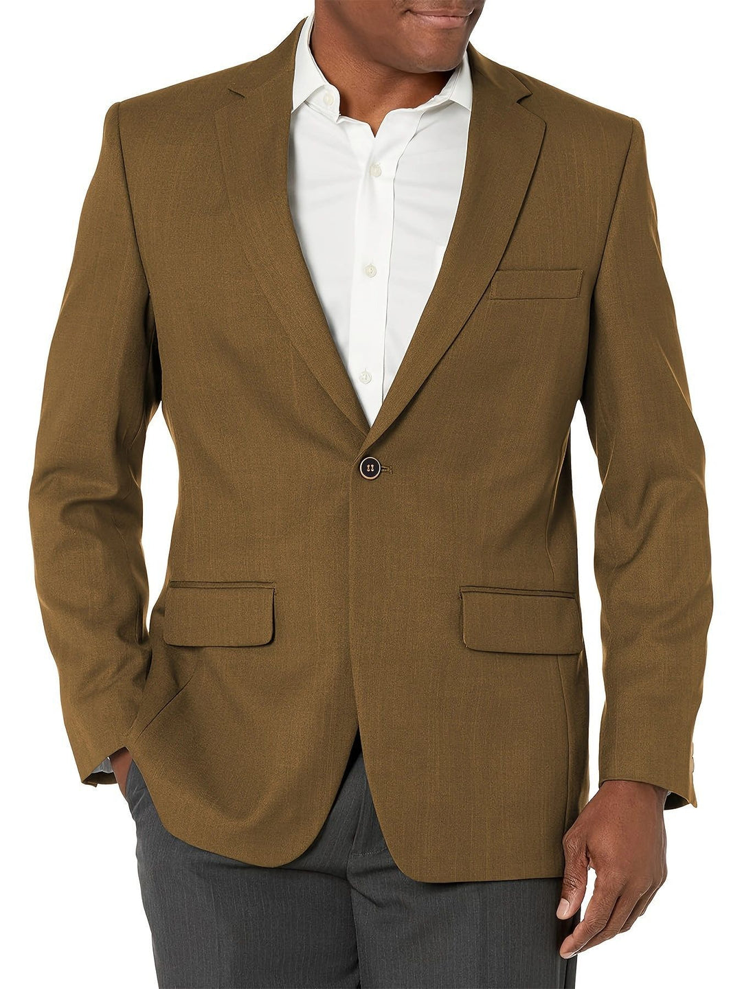 Herren Eleganter Anzugblazer mit feiner Textur und modernem Schnitt Echoarchiv