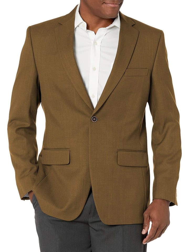 Herren Eleganter Anzugblazer mit feiner Textur und modernem Schnitt Echoarchiv