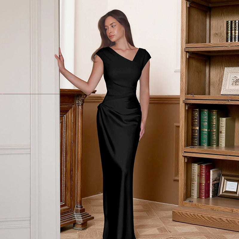 Damen Langärmliges Maxikleid mit elegantem Schnitt und figurbetontem Design Echo Archiv