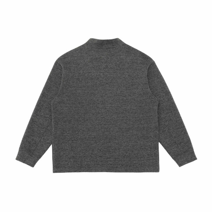 Herren Halbzip-Sweatshirt mit Stehkragen und Kontrastnaht Echoarchiv