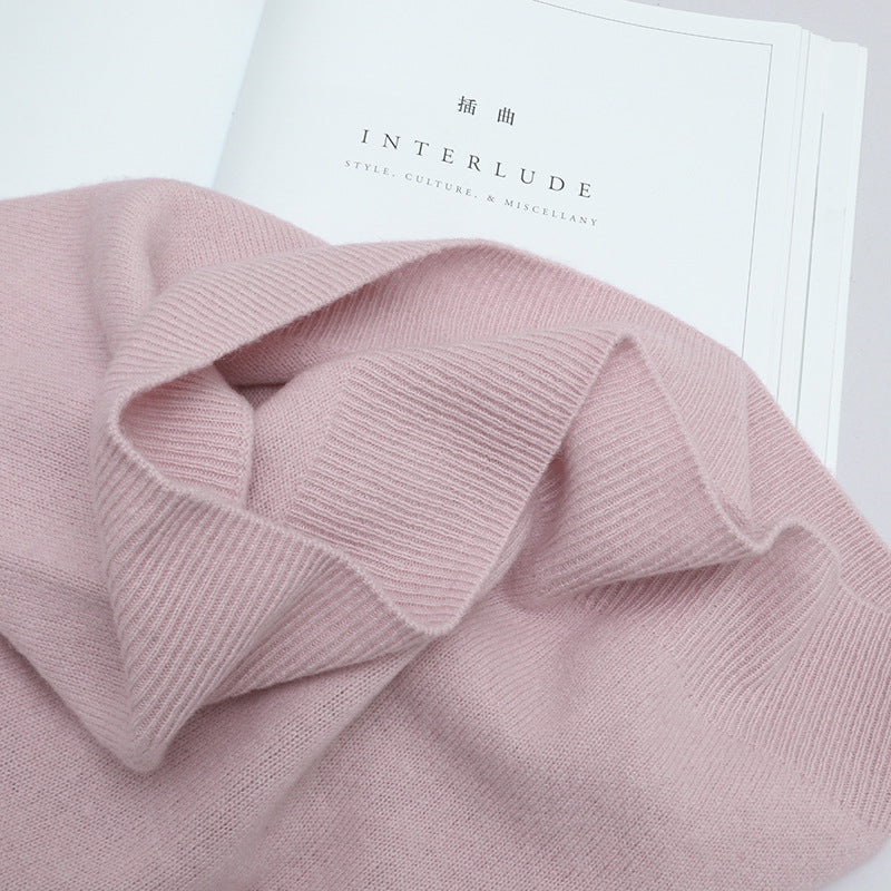 Damen Feiner Longsleeve-Rundhalspullover mit verstärktem Rippenkragen & schmeichelnder Hüftlänge Echo Archiv