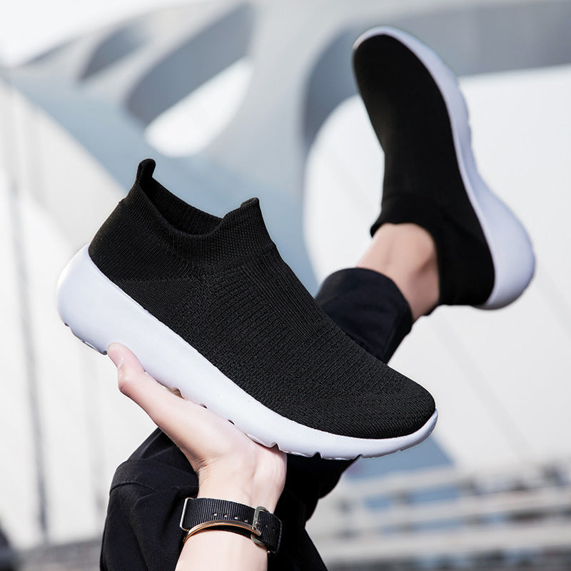 Unisex nan nahtloser Sockensneaker mit atmungsaktiver dreidimensionaler Strickkonstruktion und stoßdämpfender Flexsohle Echo Archiv