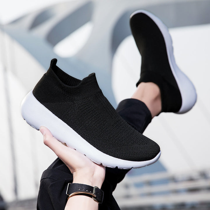 Unisex nan nahtloser Sockensneaker mit atmungsaktiver dreidimensionaler Strickkonstruktion und stoßdämpfender Flexsohle Echo Archiv