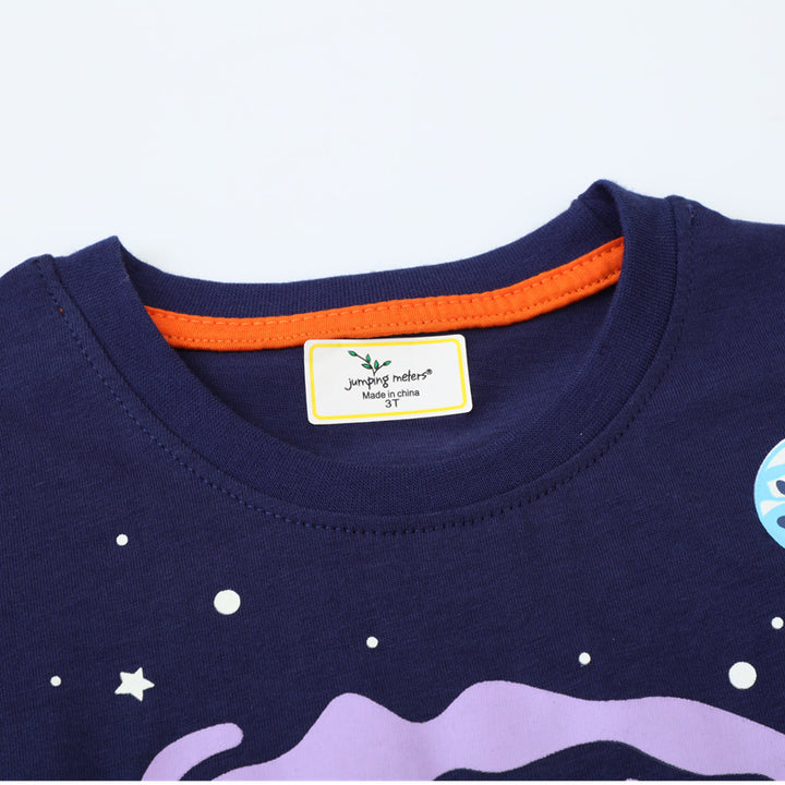 Jungen T-Shirt mit leuchtendem Weltraumdesign Echo Archiv