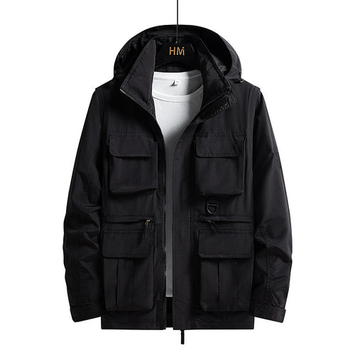 Herren Trendige Utility-Jacke Echo Archiv
