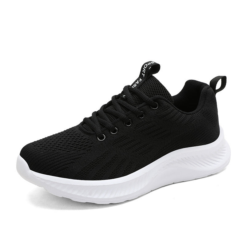 Damen nan ultraleichter Strick-Freizeitsneaker mit ergonomischer Dämpfungskernsohle und Zuglasche Echo Archiv