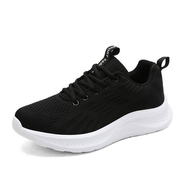 Damen nan ultraleichter Strick-Freizeitsneaker mit ergonomischer Dämpfungskernsohle und Zuglasche Echo Archiv