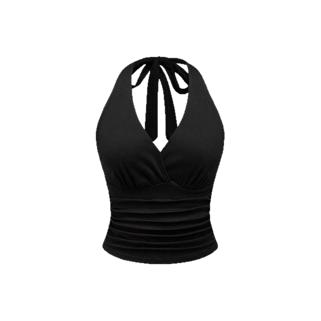 Damen Cut-Out Top mit Leo-Muster Echo Archiv