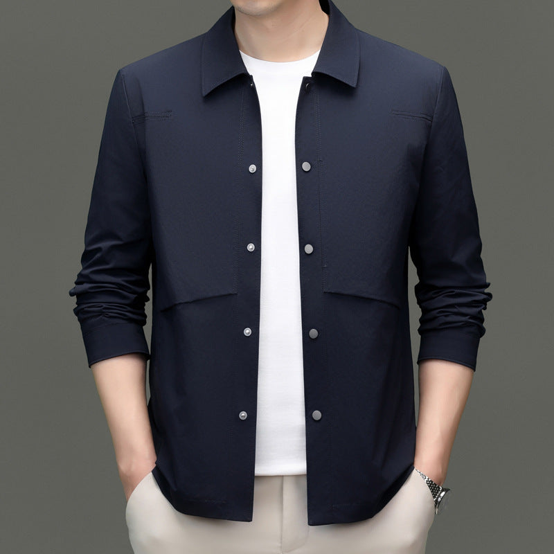 Herren Freizeitjacke mit funktionalen Taschen und modernem Schnitt Echoarchiv