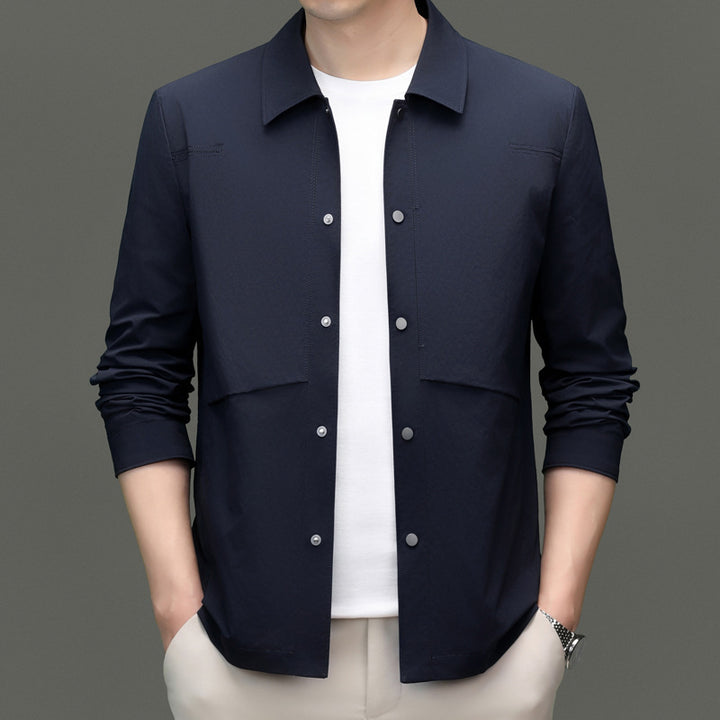 Herren Freizeitjacke mit funktionalen Taschen und modernem Schnitt Echoarchiv