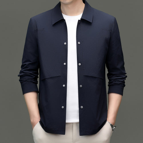 Herren Freizeitjacke mit funktionalen Taschen und modernem Schnitt Echoarchiv