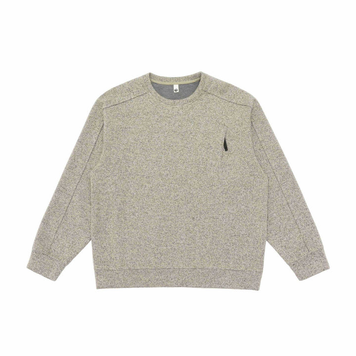Unisex Strukturierter Rundhals-Sweatshirt mit Raglanärmeln und geripptem Saum Echoarchiv