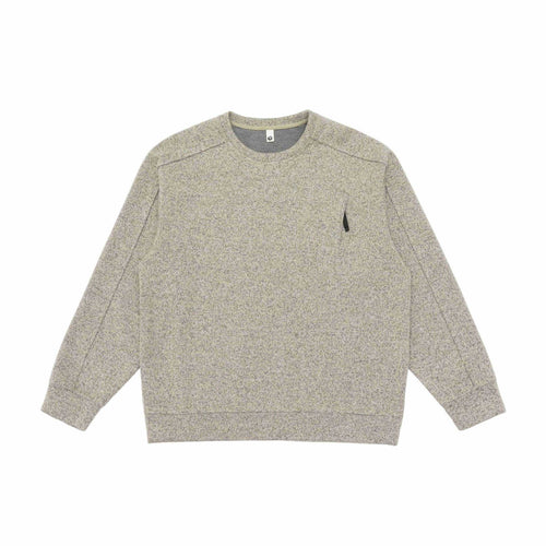 Unisex Strukturierter Rundhals-Sweatshirt mit Raglanärmeln und geripptem Saum Echoarchiv