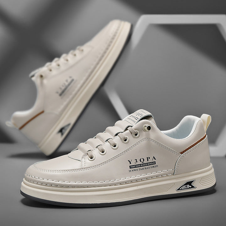 Herren Low-Top City-Sneaker aus Kunstleder mit dicker Komfortsohle und dezenter Logoprägung Echoarhiv – Norré