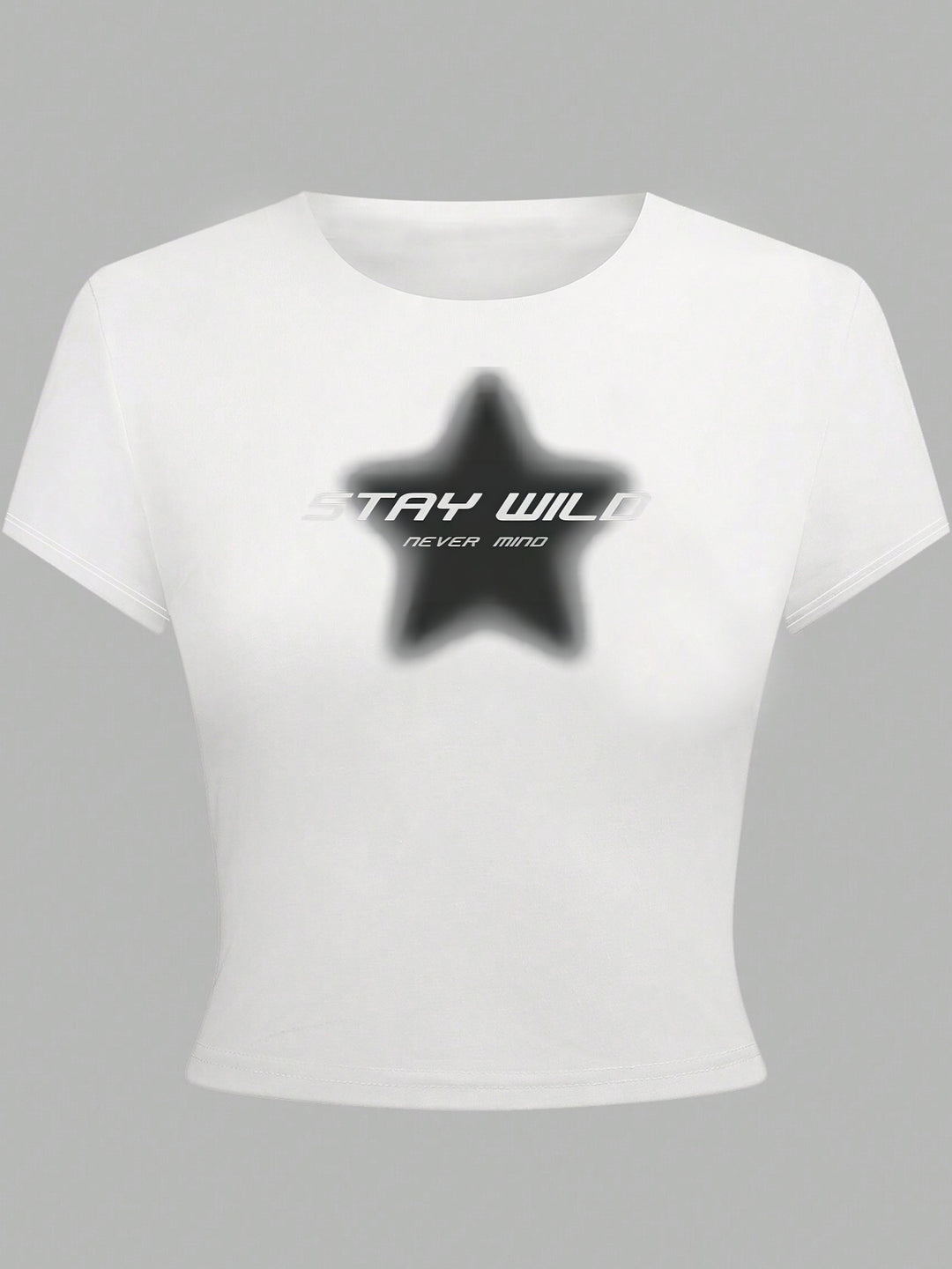 Damen T-Shirt mit funkelndem Discokugel-Motiv und zeitgemäßem Schleifendetail Echo Archiv