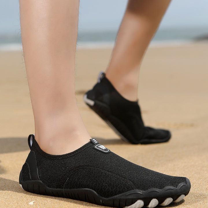 Damen nan leichte und flexible Wasserschuhe mit atmungsaktivem Strick-Obermaterial und rutschfester Profilsohle Echo Archiv