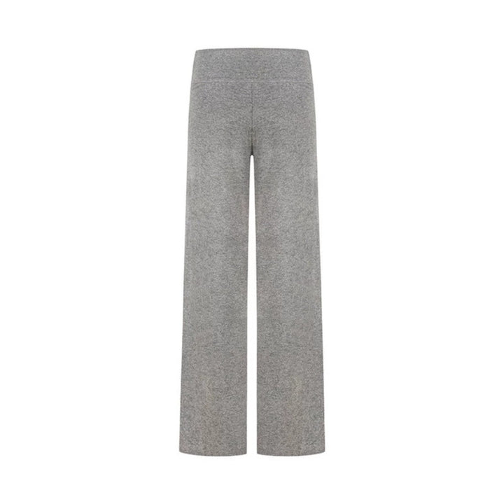 Damen Palazzo-Fleece-Hose mit hohem Komfortbund und fließendem Wide‑Leg-Schnitt Echoarchiv