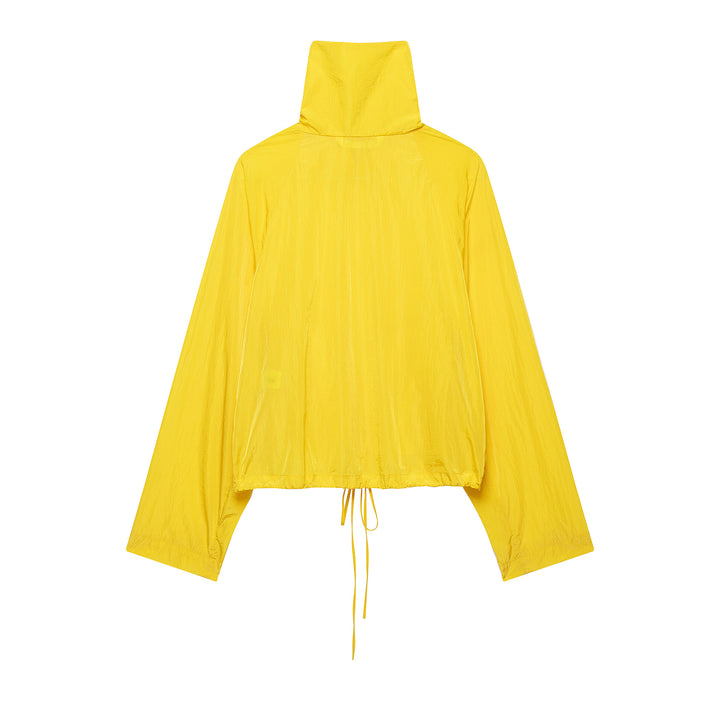 Damen Leichte wattierte Windjacke mit Stehkragen und Polka‑Dot‑Print Echo Archiv