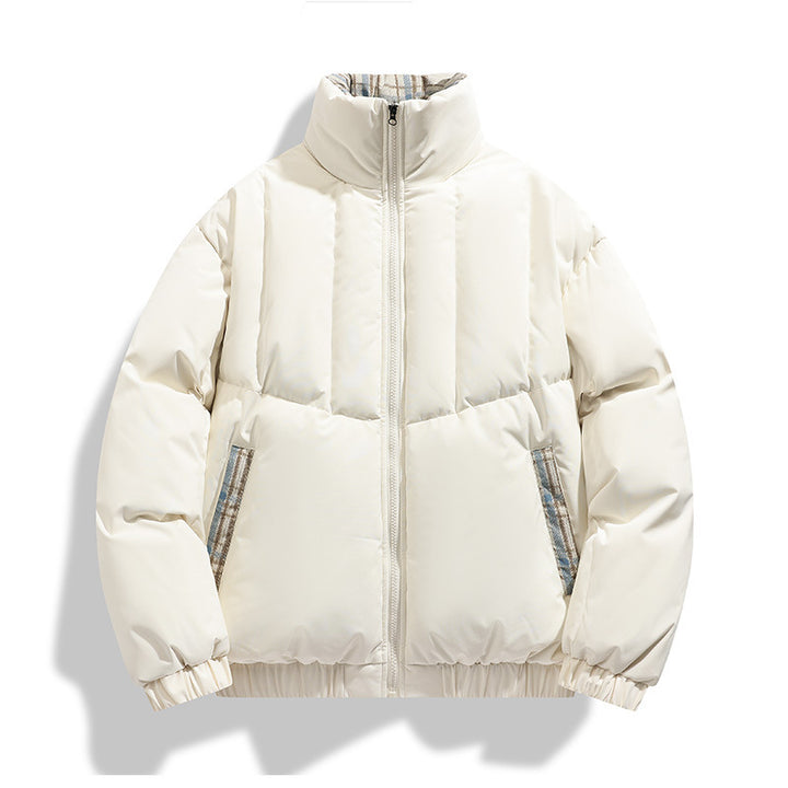 Herren isolierte Steppjacke mit hohen Kragen und praktischen Taschen Echoarchiv