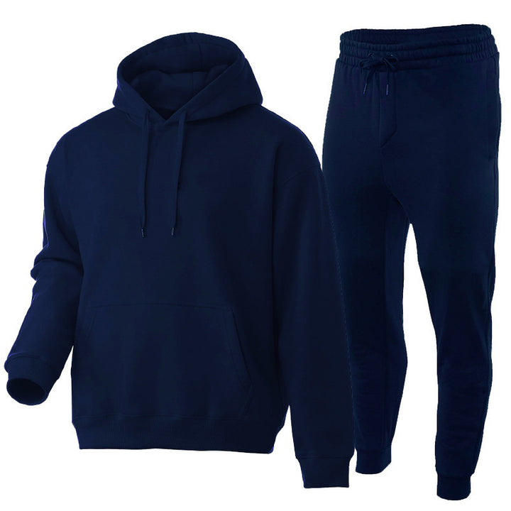 Unisex Premium-Sweatset mit doppelt vernähtem Hoodie, Kängurutasche und ergonomischer Tapered-Jogginghose Echo Archiv