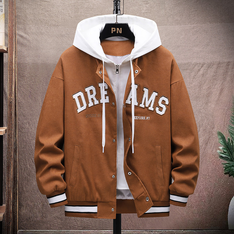 Herren Sportliche Jacke mit Kapuze Echo Archiv
