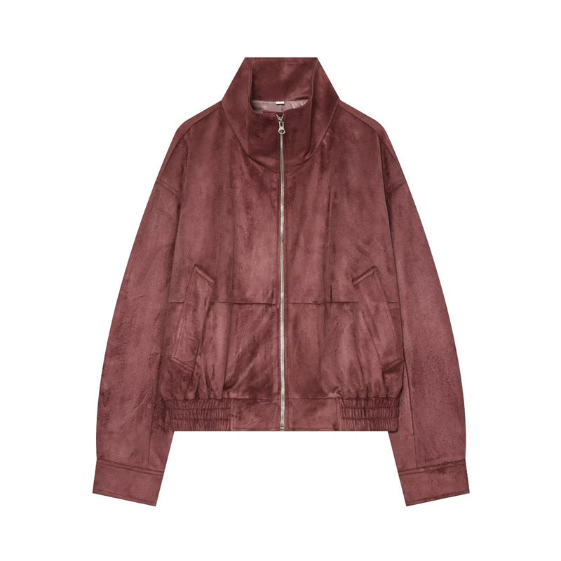 Damen Leichte wattierte Windjacke mit Stehkragen und Polka‑Dot‑Print Echo Archiv