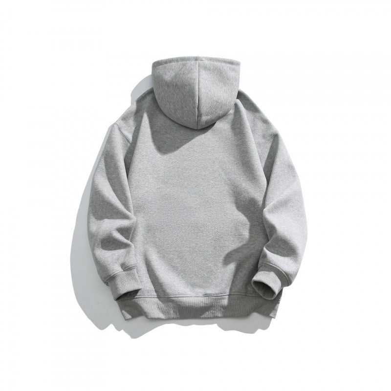 Unisex Oversize-Kapuzenpullover mit Statement-Print, French-Terry und Kängurutasche Echo Archiv