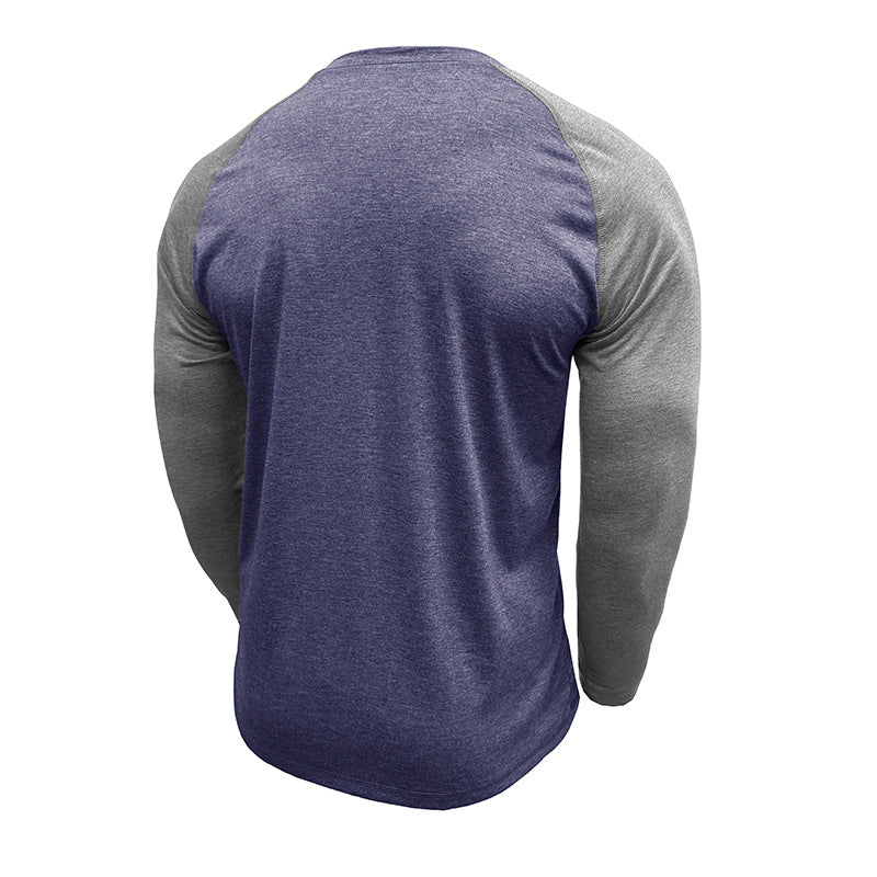 Herren Sportliches Langarmshirt mit Raglanärmeln Echoarchiv