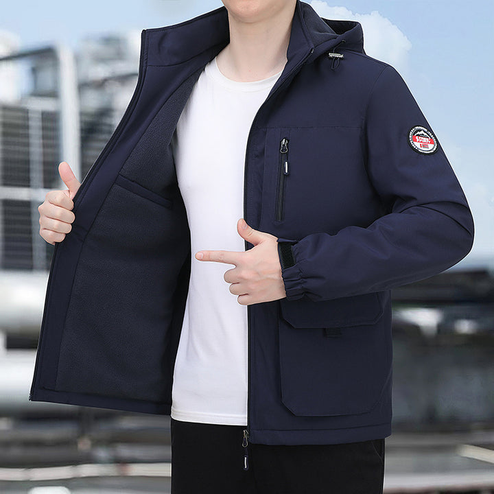 Herren Funktionale Outdoorjacke Echo Archiv