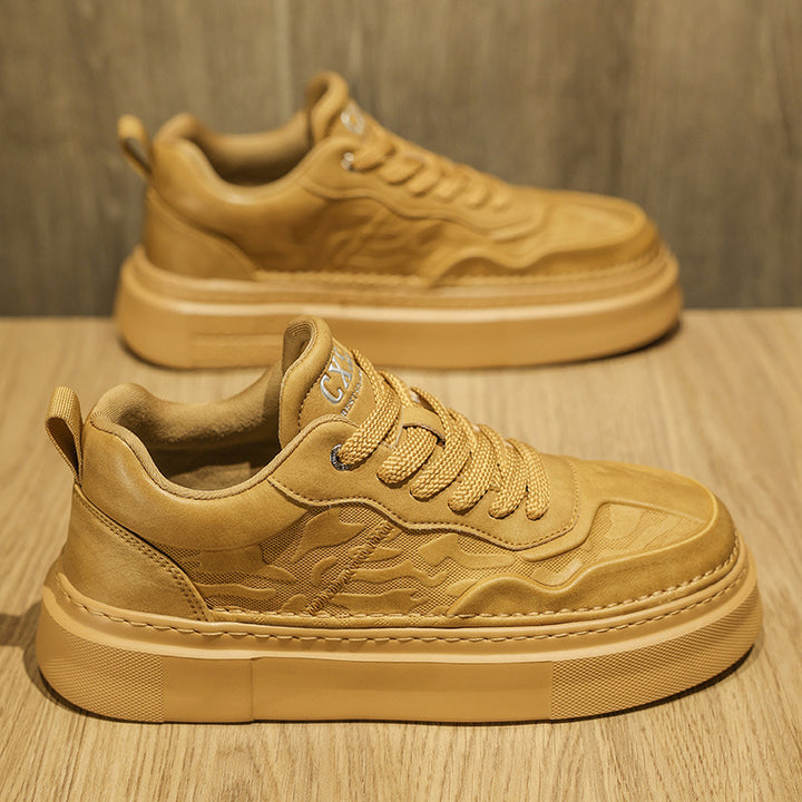 Unisex Plateausneaker mit geprägtem Obermaterial und extrahoher Platformsohle Echoarchiv