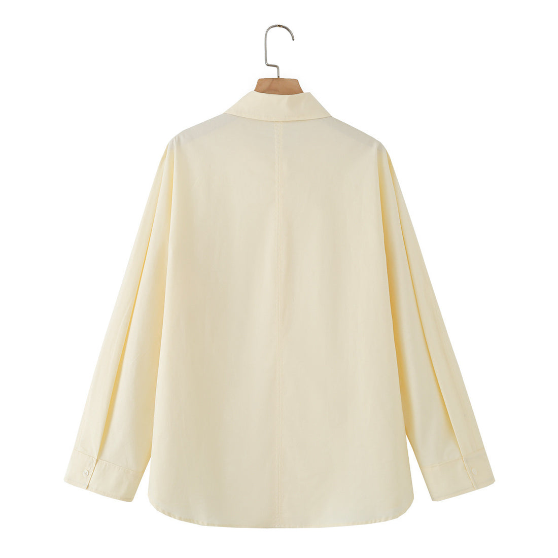 Damen Oversize-Hemdbluse mit Kentkragen und verdeckter Knopfleiste Echo Archiv