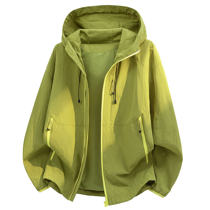 Damen Wasserabweisende Übergangsjacke mit Kapuze Echoarchiv