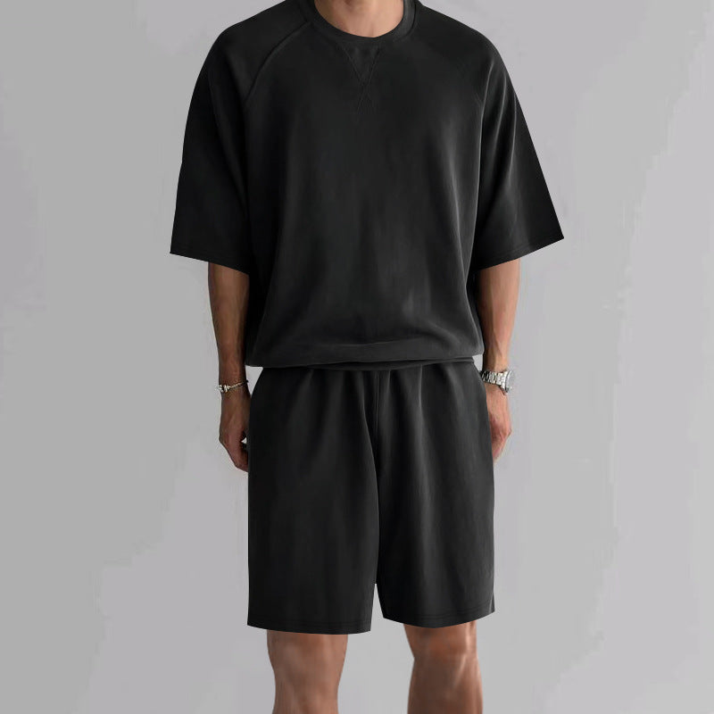 Herren sportliches Kurzarm-Set aus atmungsaktivem Material Echoarchiv