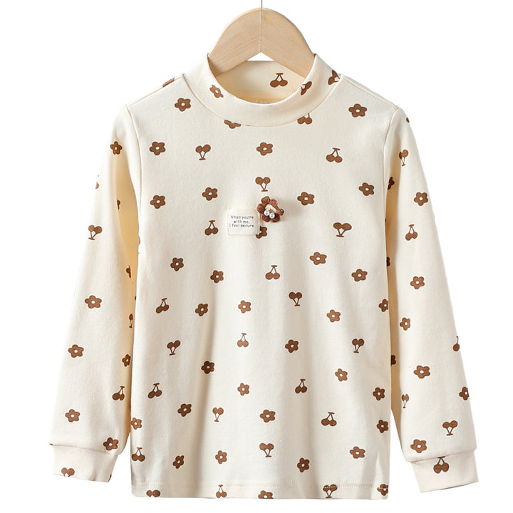 Mädchen Langarmshirt mit verspieltem Blüten- und Tierdesign Echo Archiv