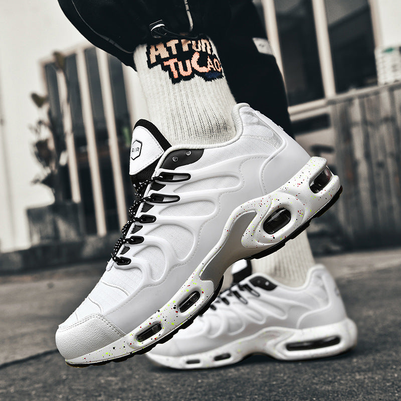 Herren futuristische Dämpfungs-Sneaker mit sichtbarer Luftkammer und strukturiertem Mesh-Overlay Echo Archiv
