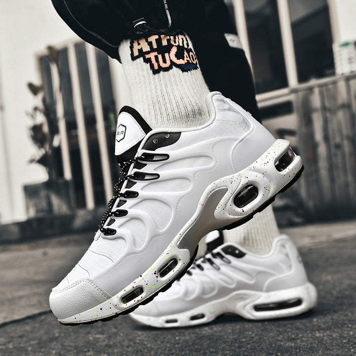 Herren futuristische Dämpfungs-Sneaker mit sichtbarer Luftkammer und strukturiertem Mesh-Overlay Echo Archiv