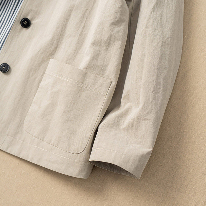 Damen Modische Übergangsjacke mit einzigartiger Knopfleiste Echoarchiv