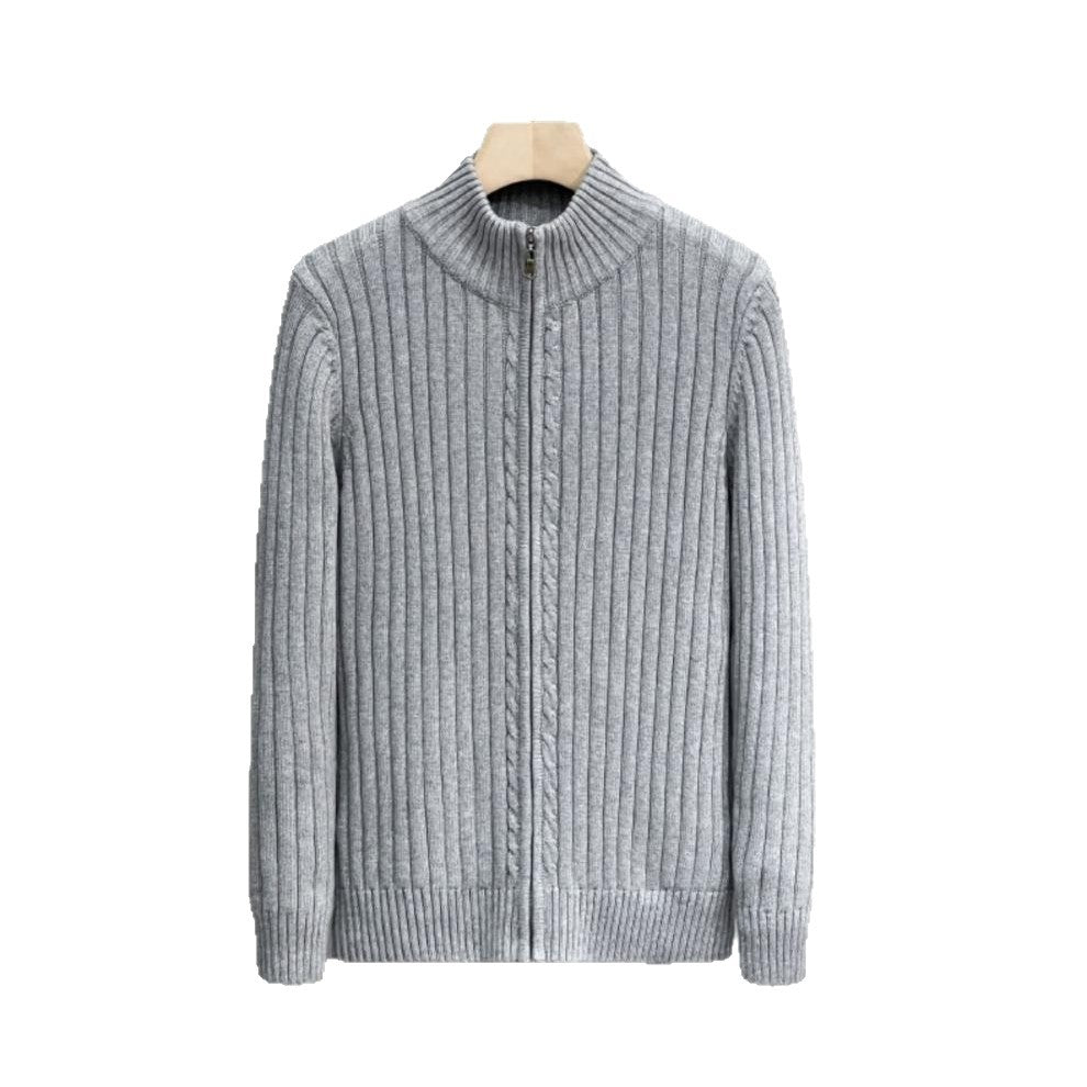 Stylischer Herren-Ripppullover mit hohem Kragen Echo Archive