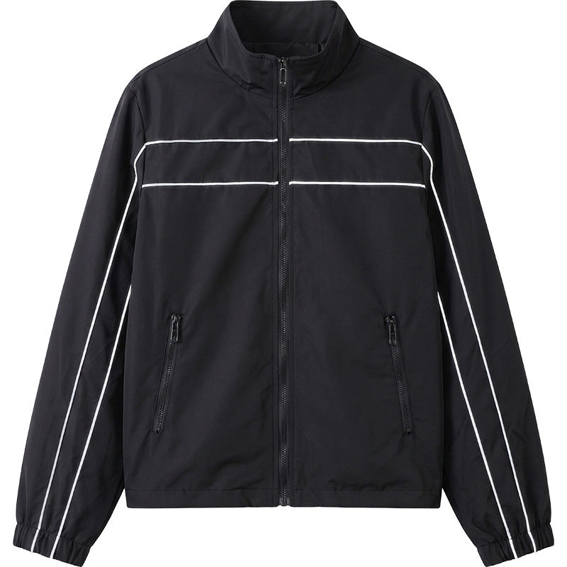 Herren Sportliche Übergangsjacke mit reflektierenden Einsätzen Echo Archiv