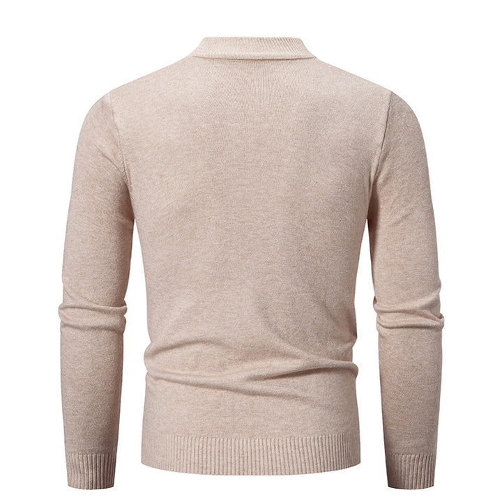 Herren Rollkragenpullover aus weichem Strickmaterial Echoarchiv