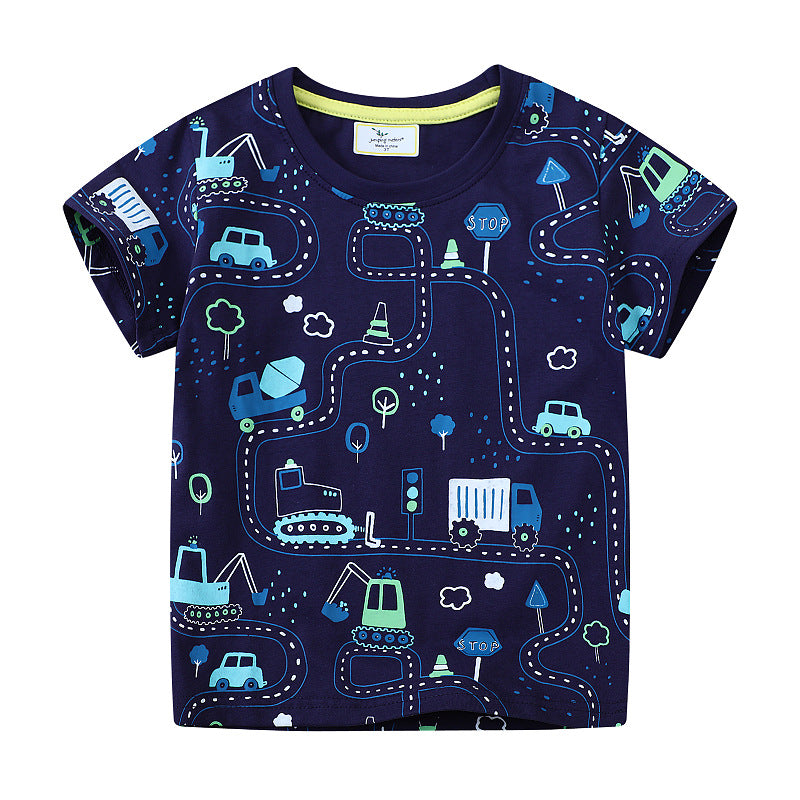 Jungen T-Shirt mit aufregendem Baustellen-Design Echo Archiv