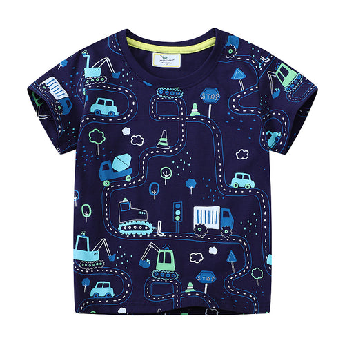 Jungen T-Shirt mit aufregendem Baustellen-Design Echo Archiv
