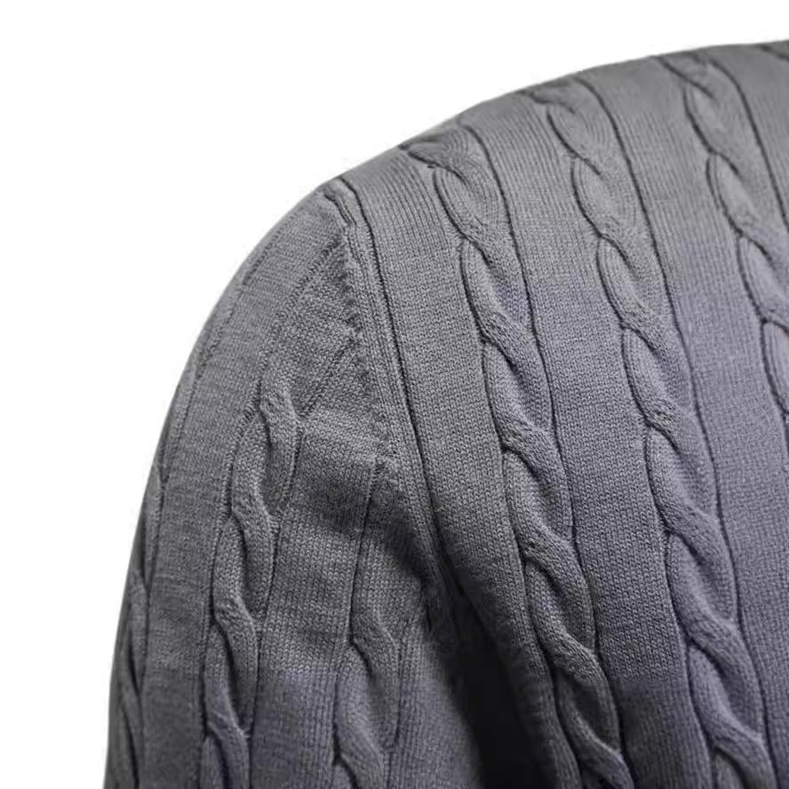 Herren Gemusterter Strickpullover Echoarchiv