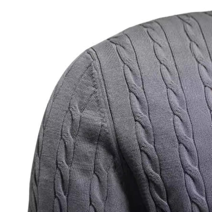 Herren Gemusterter Strickpullover Echoarchiv