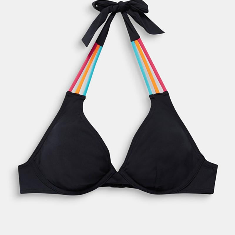 Damen Triangel-Bikini mit bunten verstellbaren Trägern Echo Archiv