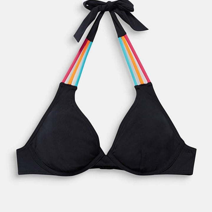 Damen Triangel-Bikini mit bunten verstellbaren Trägern Echo Archiv