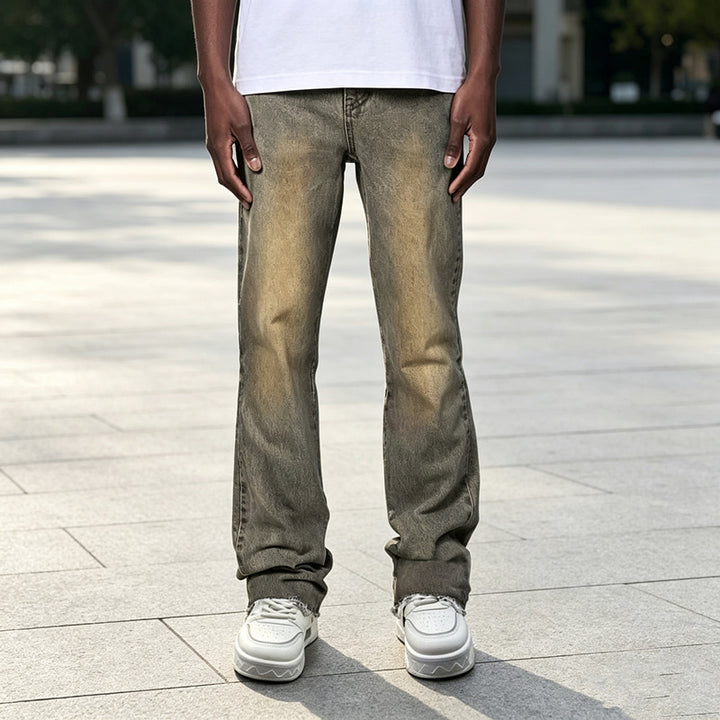 Herren Klassische Slim Fit Jeans Echoarchiv