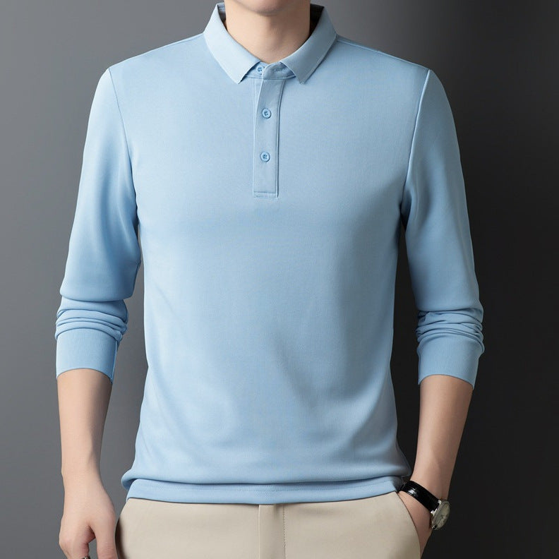 Damen Poloshirt mit langem Arm und Knopfdetails Echo Archiv