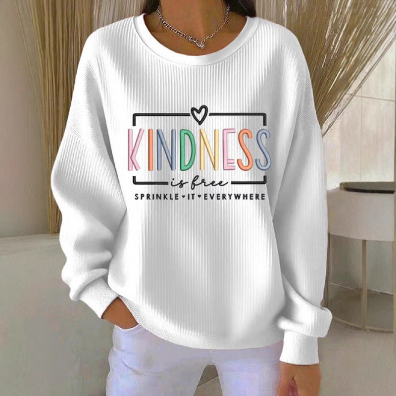 Damen Gemütlicher Sweatpullover mit einzigartigem Design Echoarchiv