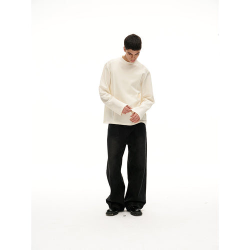 Unisex Oversize‑Sweatshirt mit Raglanärmeln und minimalistischen Teilungsnähten Echoarchiv